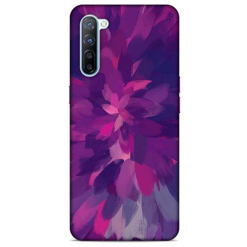 Oppo Reno 3 Uyumlu Kılıf Mor Delisi (43) Thin Fit Kılıf Yağlı Boya