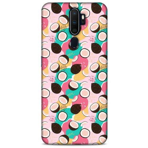 Frutix Hindistan Cevizi 01 Oppo A5 2020 Kılıf Desenli Silikon