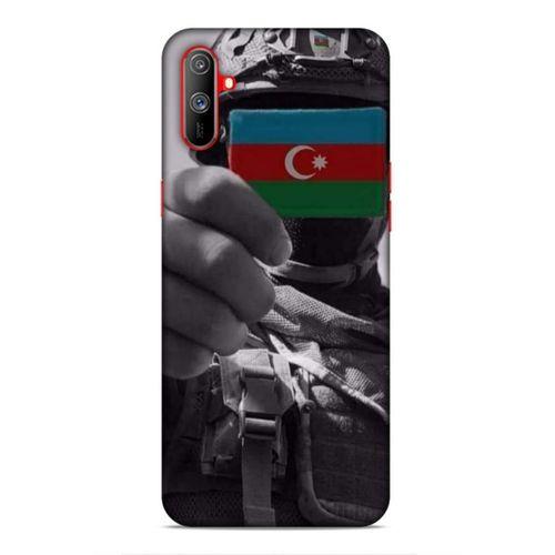 Realme C3 Uyumlu Kılıf Azarbaijan (40) Fit Silikon Kılıf Asker
