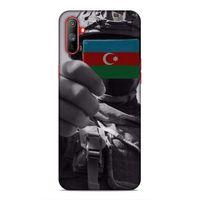 Realme C3 Uyumlu Kılıf Azarbaijan (40) Fit Silikon Kılıf Asker