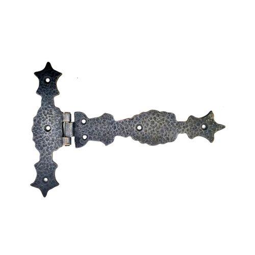 Antika Tarz Dekoratif Pirinç Kuyruklu Zambak Menteşe - 175x248 Mm, Oksit