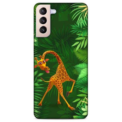 Lopard Samsung Galaxy S21 Plus Uyumlu Kılıf GameX (38) Neo Hybrid Kılıf Zürafa