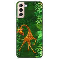 Lopard Samsung Galaxy S21 Plus Uyumlu Kılıf GameX (38) Neo Hybrid Kılıf Zürafa