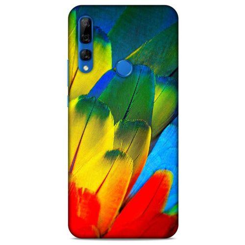 Huawei Y9 Prime 2019 Kılıf Desenli Özel Seri Tüyler (3) Kapak