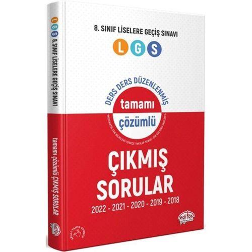 8. Sınıf LGS Çıkmış Sorular Editör Yayınları