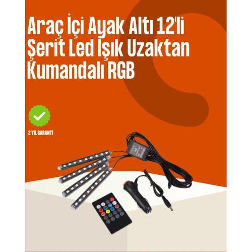 Kumandalı Araç Led Şerit Işıklar