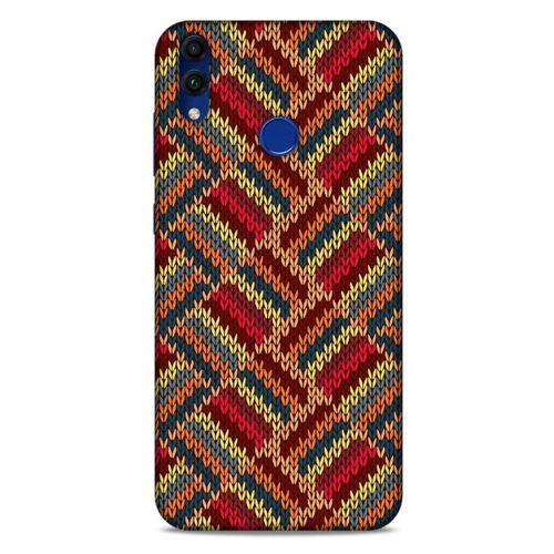 Kazak (35) Desenli Silikon Kapak Huawei Honor 8C Kılıf