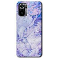 Xiaomi Redmi Note 10 Kılıf Baskılı Arka Kapak - Spots Lilac +Tam Ekran Koruyucu