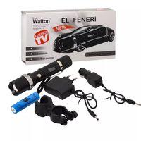 Zoomlu Şarjlı El Feneri En Uygun Fiyata Wt-038