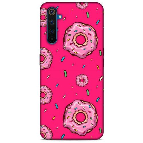 Realme 6 Uyumlu Kılıf Pembe Delisi (28) Arka Kapak Donut