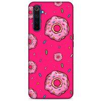 Realme 6 Uyumlu Kılıf Pembe Delisi (28) Arka Kapak Donut