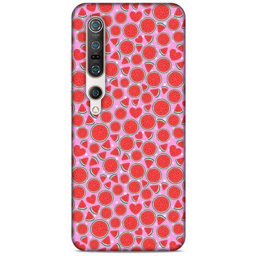 Xiaomi Mi 10 Pro Uyumlu Kılıf Pembe Delisi (30) Silicone Case Karpuz