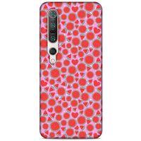Xiaomi Mi 10 Pro Uyumlu Kılıf Pembe Delisi (30) Silicone Case Karpuz