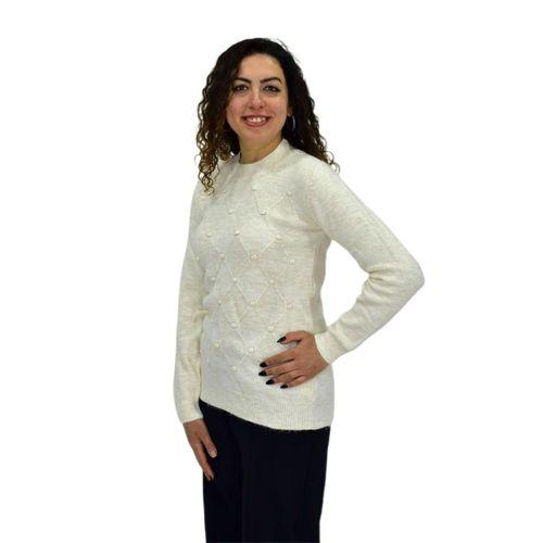 Kadın Yarım Balıkçı Yumoş Triko Kazak BGL-ST04125