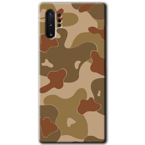 Samsung Galaxy Note 10 Plus HD Baskılı Kılıf + 9D Tam Ekran Koruyucu - Kamuflaj 10