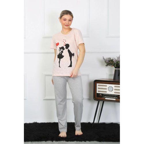 Kadın Kısa Kol Penye Pijama Takım