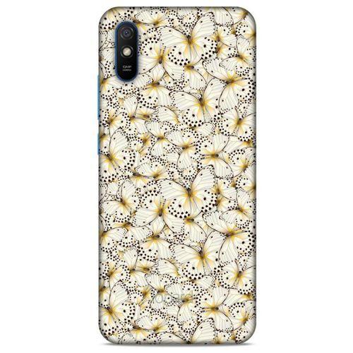 Xiaomi Redmi 9A Kılıf Kelebek Etkisi (23) Ultra Koruma Kılıfı Turuncu