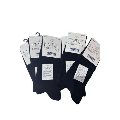 Emre Erkek  Dikişsiz Çorap 100% Pamuk - 6 Adet
