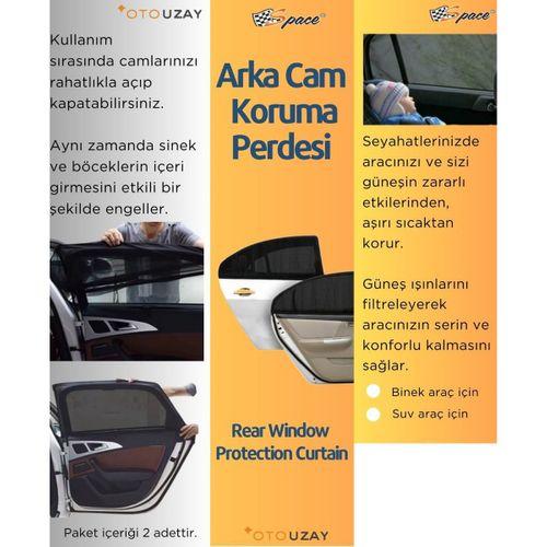 Arka cam güneşlik binek araçlar için / PEARY01
