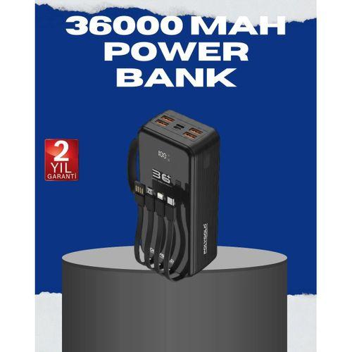 Çok Çıkışlı Taşınabilir Şarj Cihazı Dijital Göstergeli