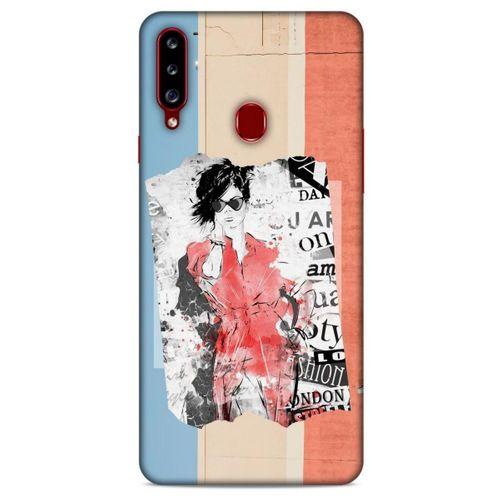 Sokak Modası 48 Samsung Galaxy A20s Kılıf Desenli Silikon