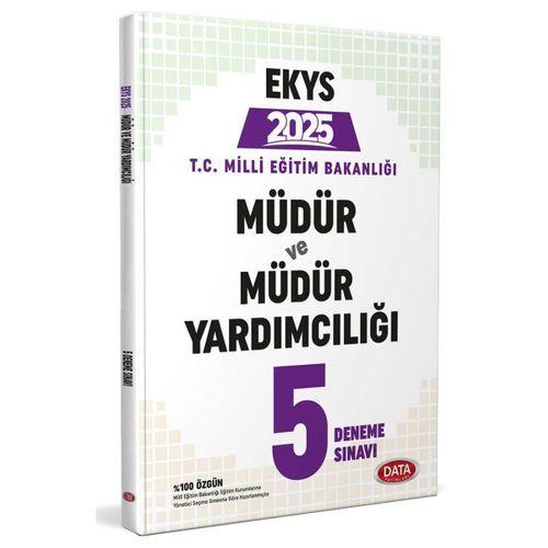 2025 EKYS Müdür ve Müdür Yardımcılığı 5 Deneme Sınavı Data Yayınları