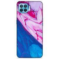 Oppo Reno 4 Lite Uyumlu Kılıf Pembe Delisi (14) Lansman Kılıf Mermer