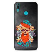 Lopard Huawei Y7 Prime 2019 Uyumlu Kılıf Tattoo's (33) Hybrid Kılıf Stay Wild