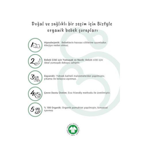 Bistyle 5'li Penye Soket Kutulu Basic Çorap 10131 Ekru