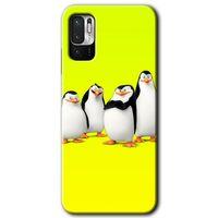 Poco M3 Pro Kılıf HD Desen Baskılı Arka Kapak - Penguenler