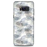 Samsung Galaxy S8 Kılıf Kelebek Etkisi (29) Arka Koruma Kılıfı Kırmızı Yeşil