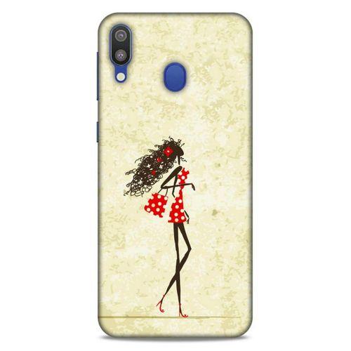 Lopard Samsung Galaxy M20 Uyumlu Kılıf Sürreal Yüzler ♀ (38) Neo Hybrid Kılıf Desenli