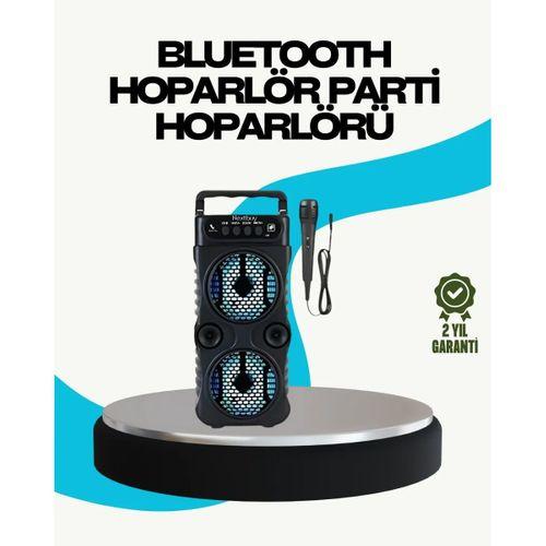 Led Işıklı Kablosuz Hoparlör – Bluetooth, Fm Radyolu, Taşınabilir Şarjlı