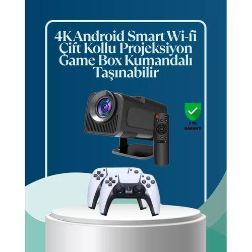 450 Ansı Lümen, 4k Destekli Kompakt Ev Projektörü