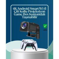 450 Ansı Lümen, 4k Destekli Kompakt Ev Projektörü