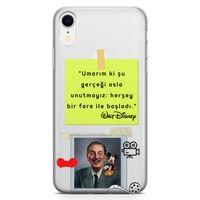 Apple iPhone XR Kılıf Caps Walt Disney Arka Kapak Koruma Desenli Full Koruyucu