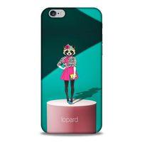 Apple Iphone 6 Kılıf FunnyMaX (10) Full Koruma Kılıfı Yeşil Pembe