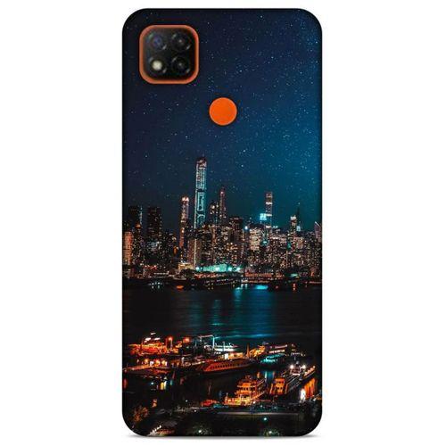 Lopard Xiaomi Redmi 9C Uyumlu Kılıf Gece'S (6) Silikon Kılıf Şehir