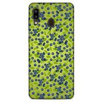 Frutix Blueberry 02 Samsung Galaxy A20 Kılıf Desenli Silikon