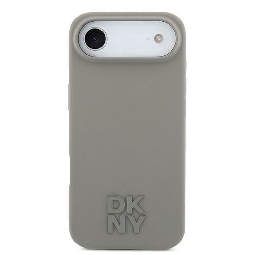 Apple iPhone 17 Air Kılıf DKNY Orjinal Lisanslı M-safe Şarj Özellikli Metal Logolu Silikon Kapak