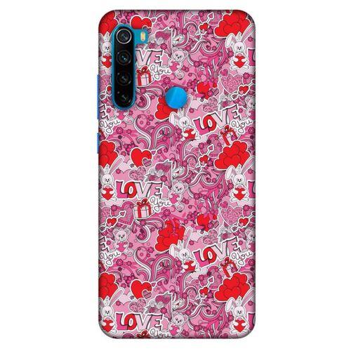 Xiaomi Redmi Note 8 Kılıf Hediyelik Seri Sevgililer Günü (35) 14 Şubat Fit Design Kılıf