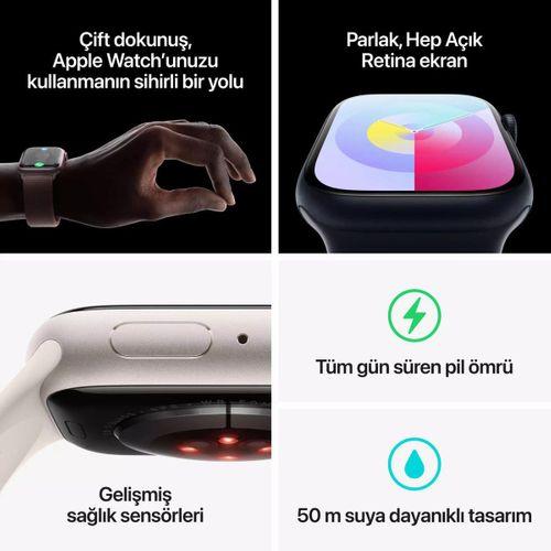 Apple Watch Series 9 45mm Pink AI Light Pink SB M/L GPS       Pembe