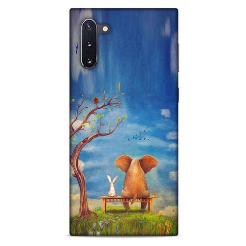 Samsung Galaxy Note 10 Kılıf Depresyon (28) Arka Kapak Kırmızı Siyah