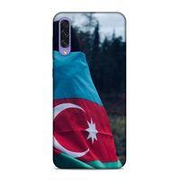 Samsung Galaxy A50s Uyumlu Kılıf Azarbaijan (38) Neo Hybrid Kılıf Bayrak Kadın