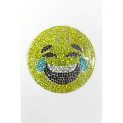 FdayAksesuar Emoji Taşlı Ütü İle Yapışan Aplik