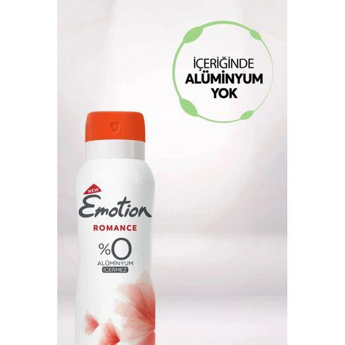 3 Adet Emotion Romance Kadın Vegan Deodorant 150 Ml Hızlı Kurur, Leke Bırakmaz