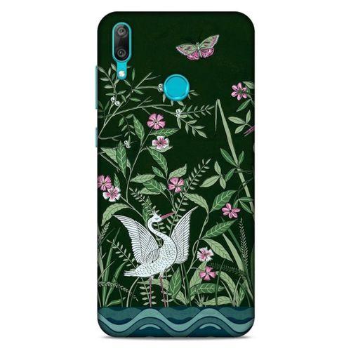 Huawei Y7 2019 Uyumlu Kılıf Yeşil Delisi (32) Soft Silikon Kılıf Ördek yeşili