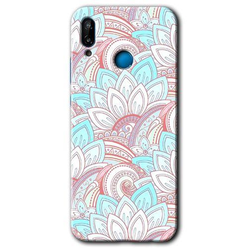 Huawei P20 Lite Kılıf HD Desen Baskılı Arka Kapak - Çin Mandala 1