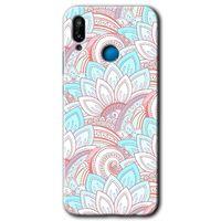Huawei P20 Lite Kılıf HD Desen Baskılı Arka Kapak - Çin Mandala 1