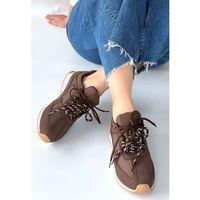 Jeat Kahverengi  Nubuk Bağcıklı Spor Ayakkabı